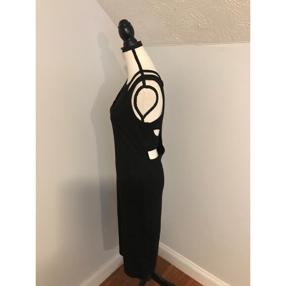 Anthropologie t.la Black Layered Tank Dress - Size Medium - Picture 3 of 9